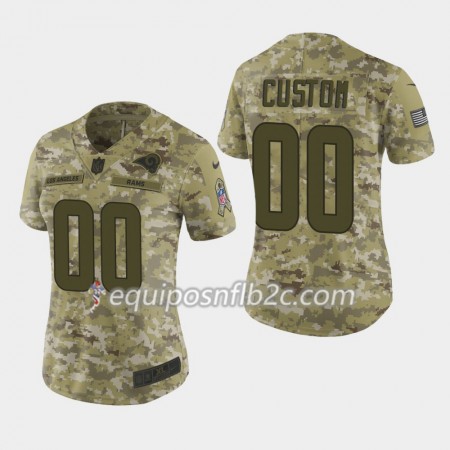 Camiseta Mujer NFL Los Angeles Rams Personalizar Nike Salute to Service Camiseta Mujer NFL Los Angeles Rams Personalizar Nike Salute to Service